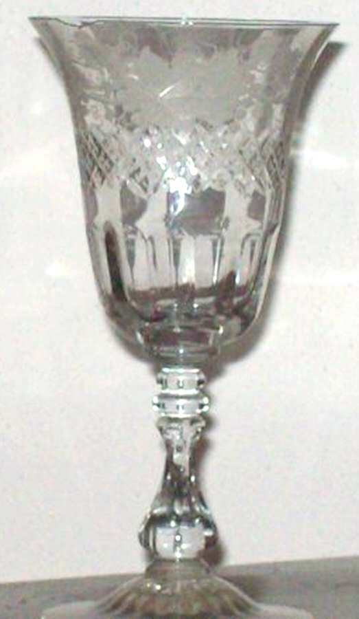 51-1 Water Goblet by Glastonbury - Lotus-1