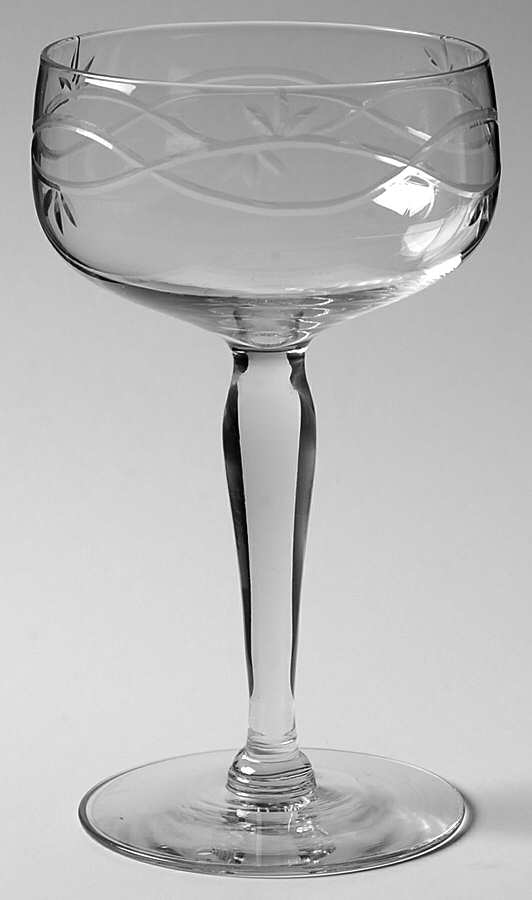 1500-20 Champagne/Tall Sherbet by Glastonbury - Lotus-1