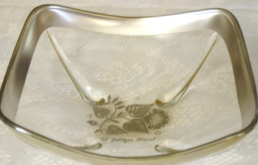 Silver Damask Cereal Bowl by Georges Briard-1