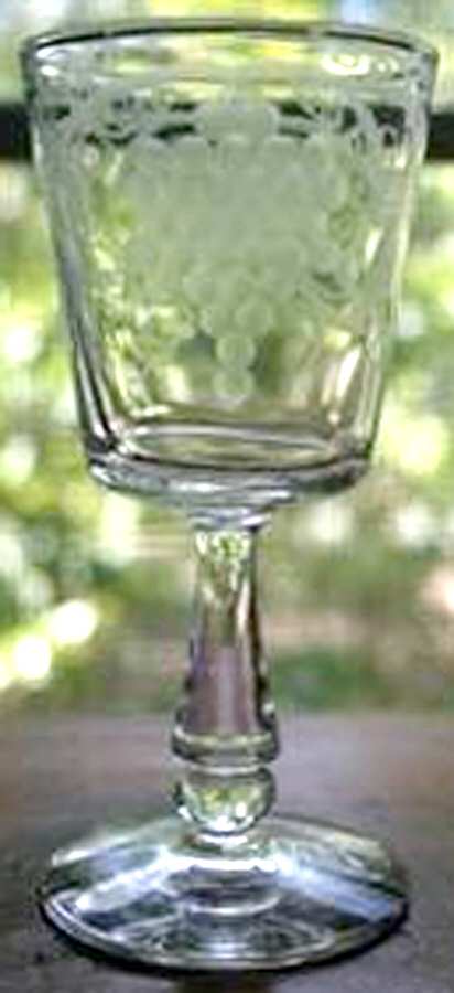 54-11 Water Goblet by Glastonbury - Lotus-1