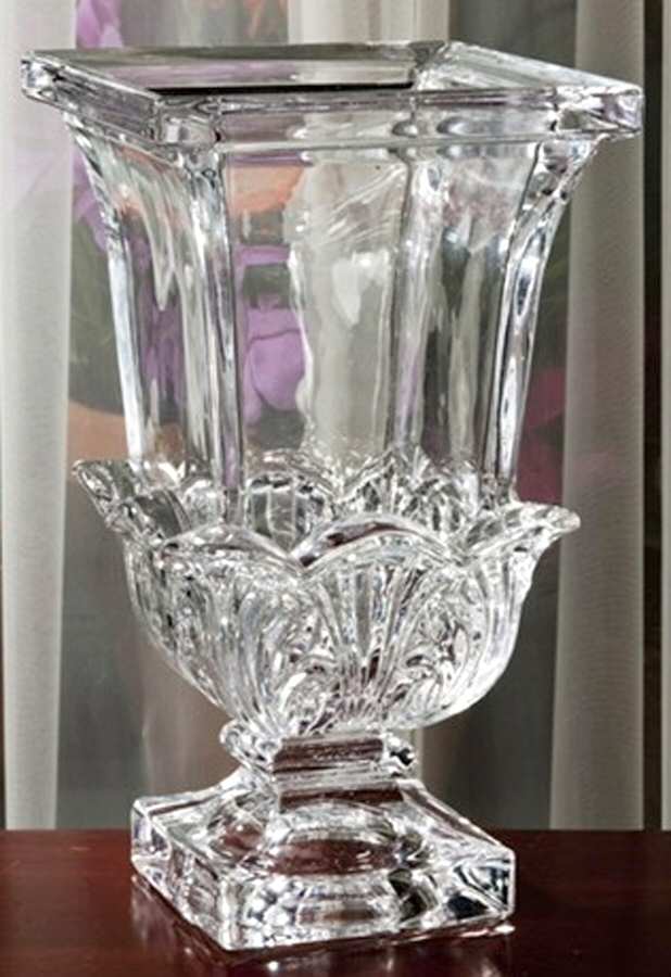 Deco Clear 9" Flower Vase by Godinger-1