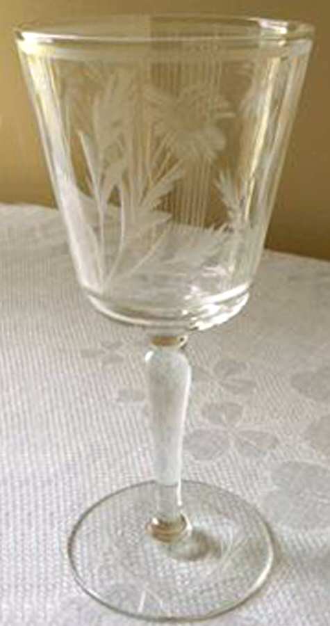 GLL26 Water Goblet by Glastonbury - Lotus-1
