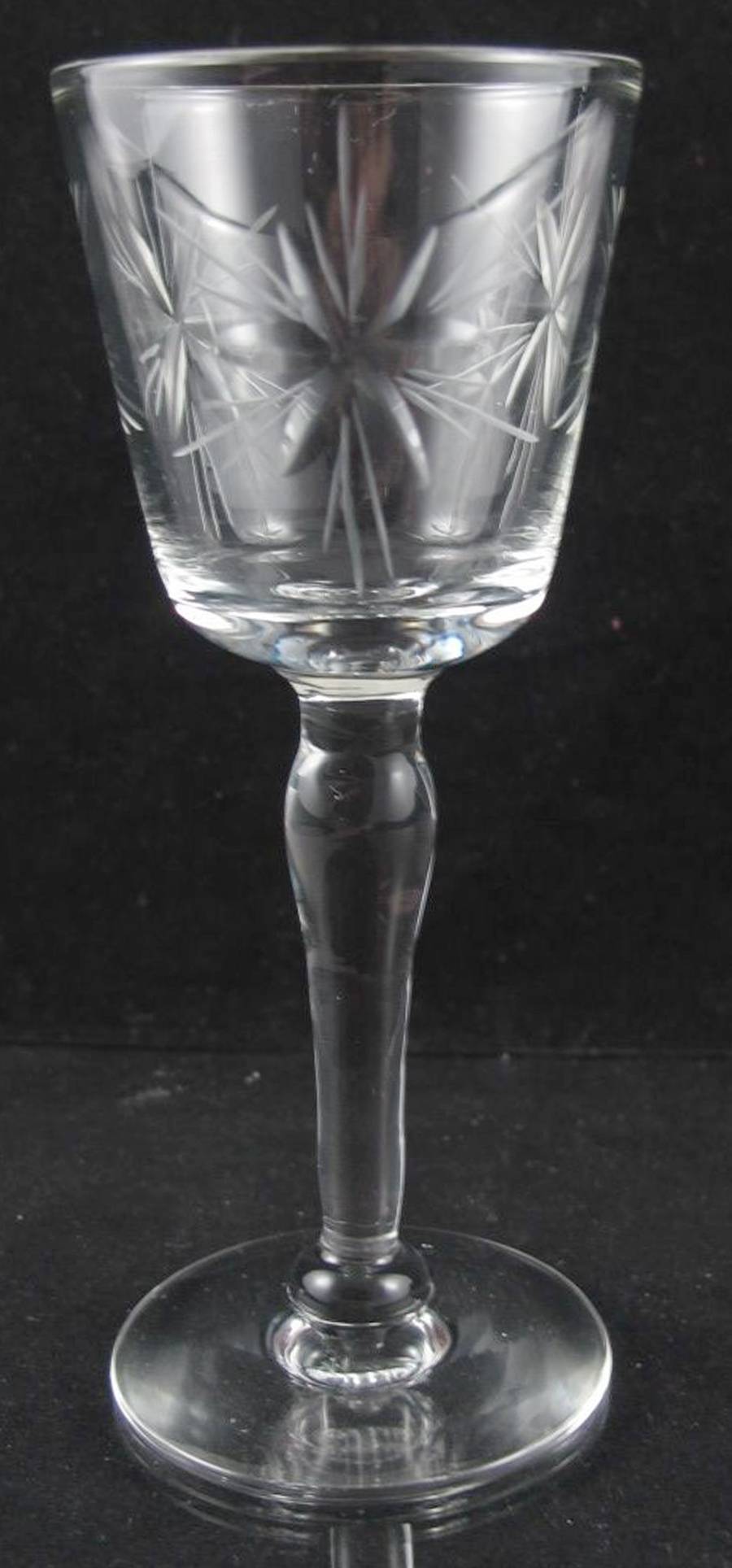 2010-2 Cordial Glass by Glastonbury - Lotus-1