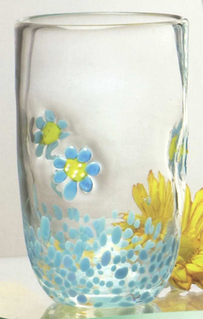 Flower Field Highball Glass by Global Amici-1