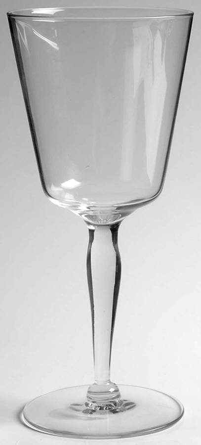 2010 (Non Optic) Water Goblet by Glastonbury - Lotus-1