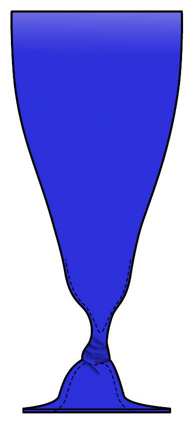 Cobalt Water Goblet by Green Glass Company-1