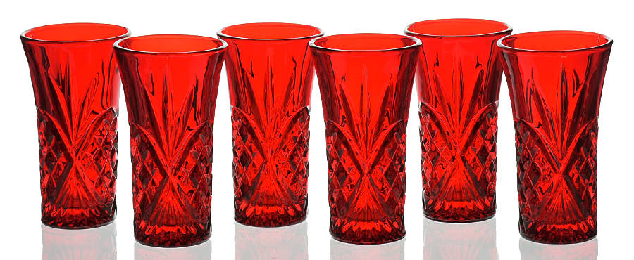 Dublin Red Vodka - Set of 6 by Godinger-1