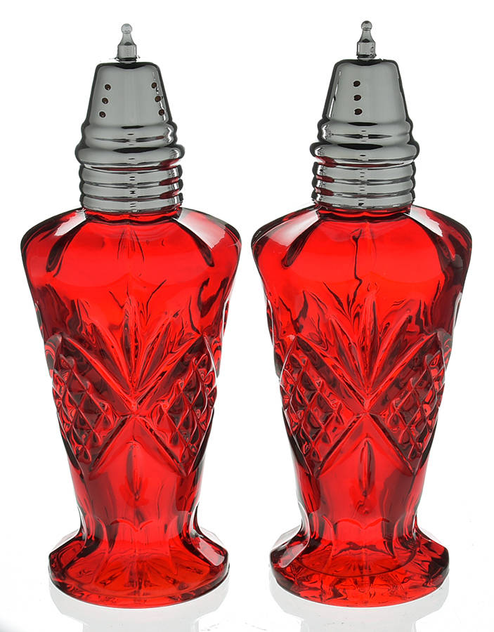 Dublin Red Salt and Pepper Set by Godinger-1