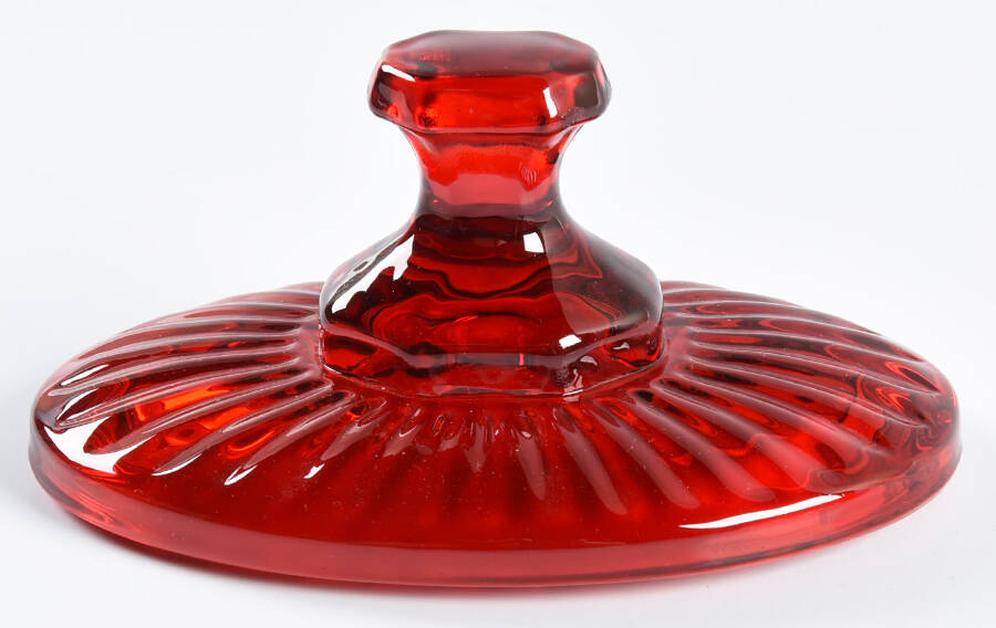 Dublin Red Lid for Sugar Bowl by Godinger-1