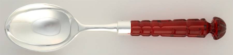 Dublin Red Salad Serving Spoon by Godinger-1