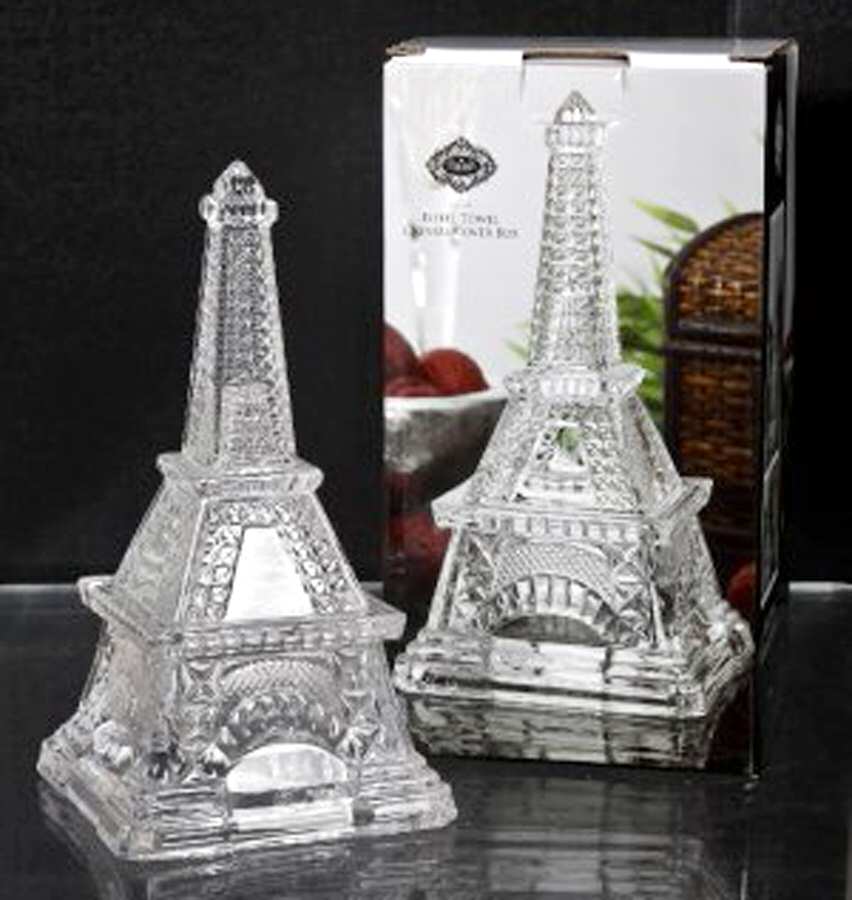 Eiffel Tower Collection Trinket Box with Lid by Godinger-1