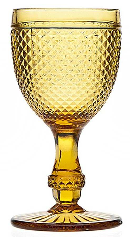 Belmont Yellow Water Goblet by Godinger-1