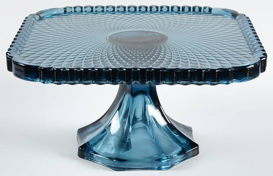 Belmont 7" Square Pedestal Cake Stand by Godinger-1