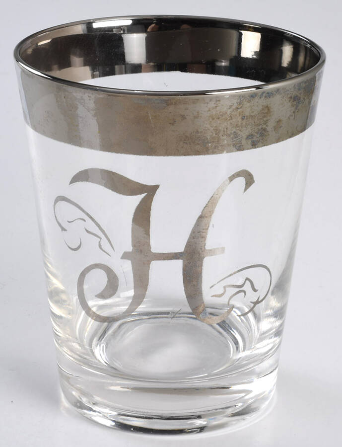 Monogram Platinum 12 Oz Flat Tumbler by Glastonbury - Lotus-1