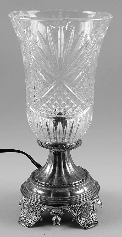 Nicole 1 Piece Electric Hurricane Lamp by Godinger-1