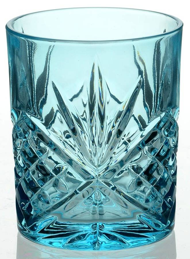 Dublin Colors Turquoise Double Old Fashioned by Godinger-1