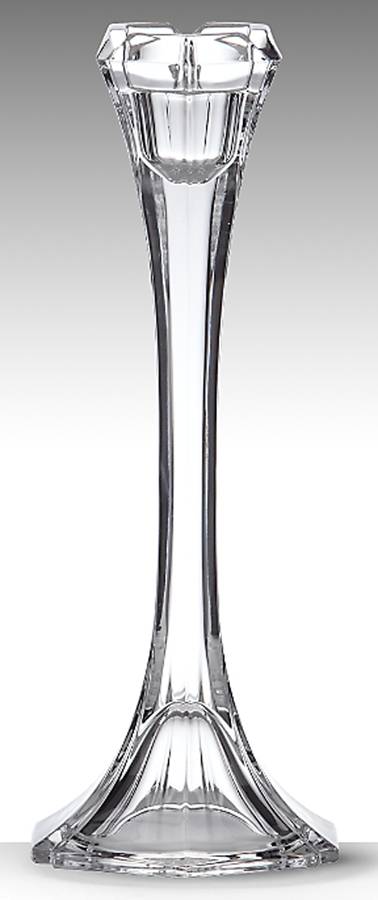 Sutherton 10" Tall Single Light Candlestick by Gorham Crystal-1