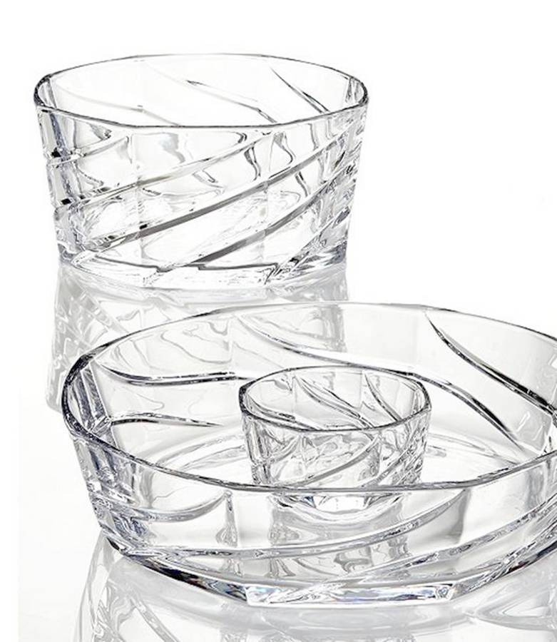 Crosswinds Chip & Dip Set by Godinger-1