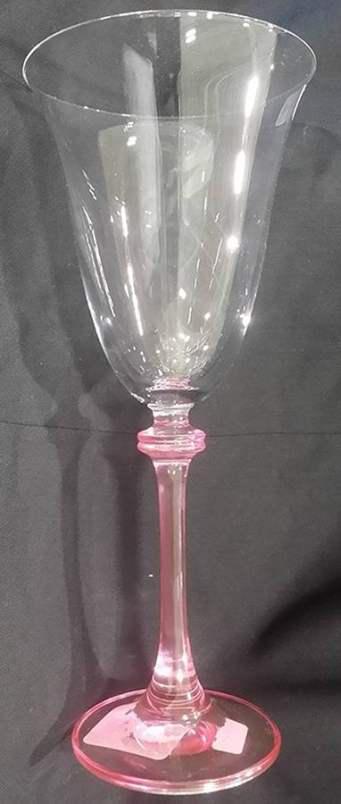 Liberty Pink Water Goblet by Galway-1