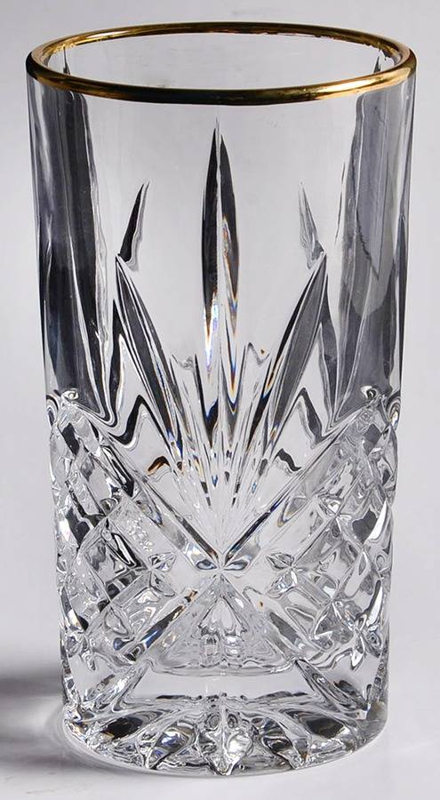 Dublin (Gold Trim) Highball Glass by Godinger-1