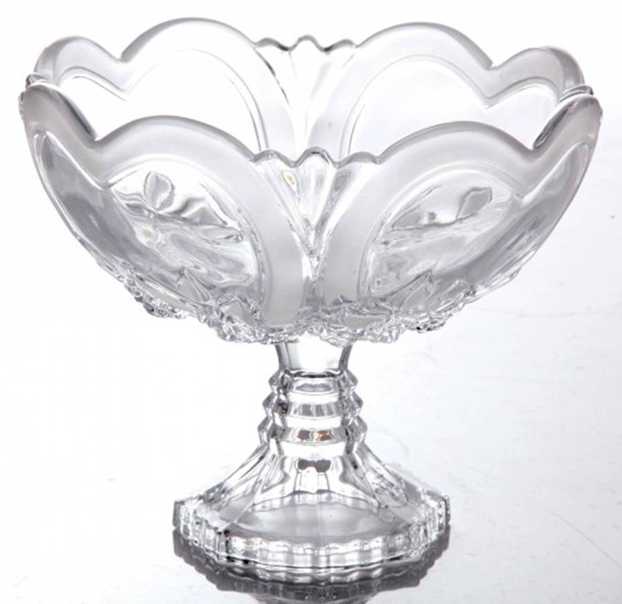 Arctic Petals 8" Pedestal Bowl by Gibson-1