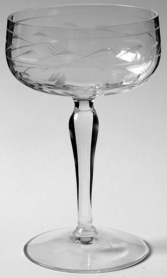 1500-37 Champagne/Tall Sherbet by Glastonbury - Lotus-1