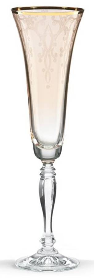 Lavish Gold Fluted Champagne by Gorham Crystal-1