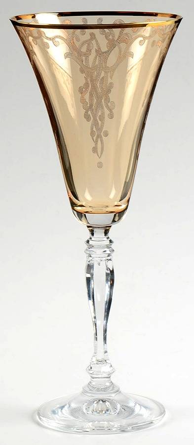 Lavish Gold Wine Glass by Gorham Crystal-1