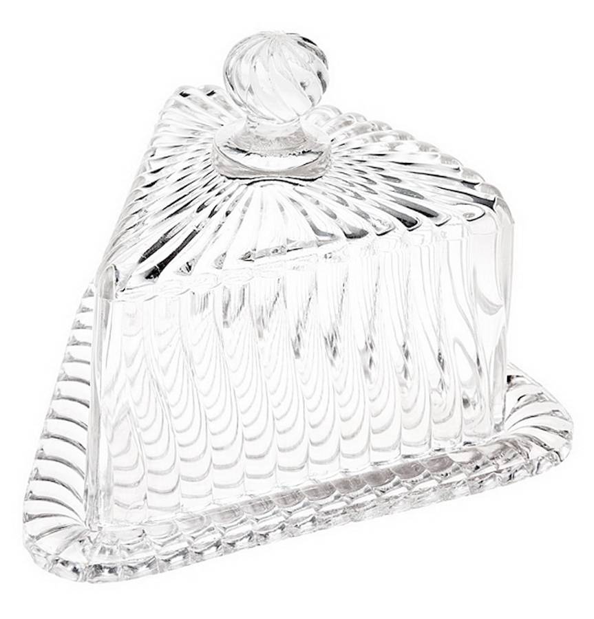 Capri Cheese Dish & Lid by Godinger-1