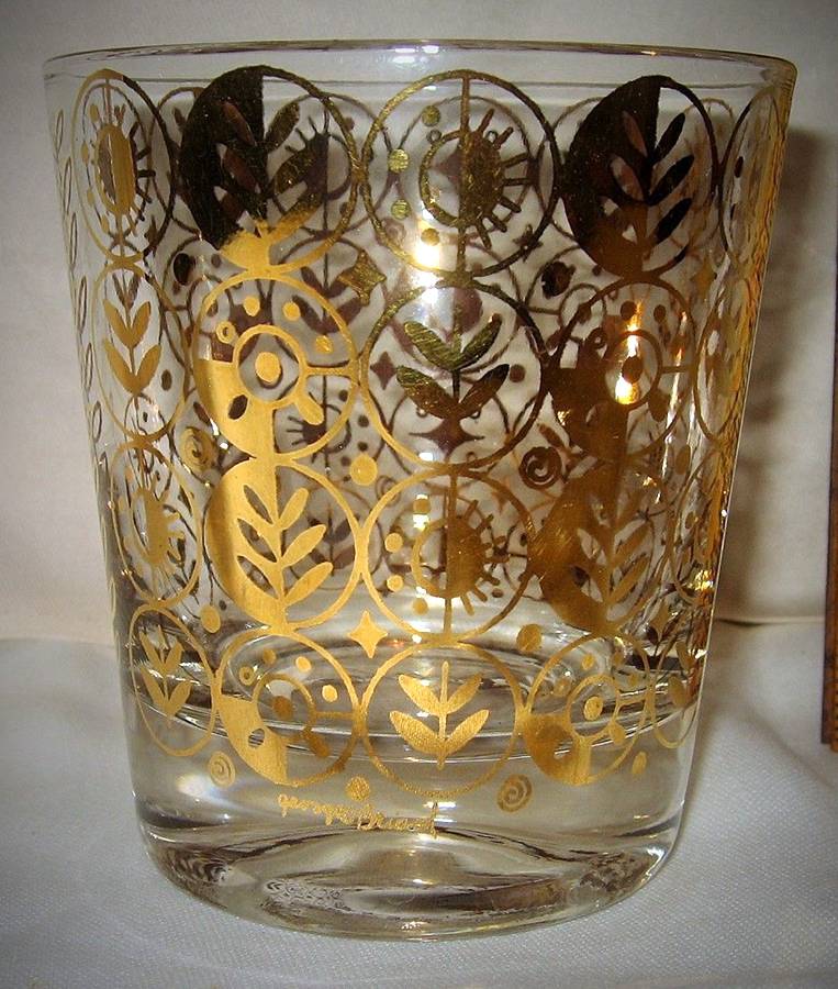 Forbidden Fruit Border (All Over) Old Fashioned by Georges Briard-1