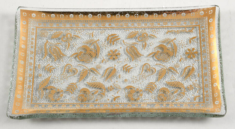 Persian Garden 7" Rectangular Tray by Georges Briard-1
