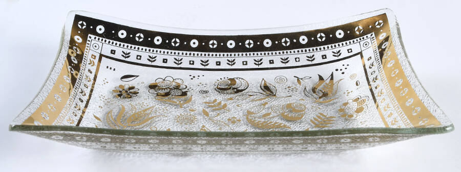 Persian Garden 7" Rectangular Tray by Georges Briard-1