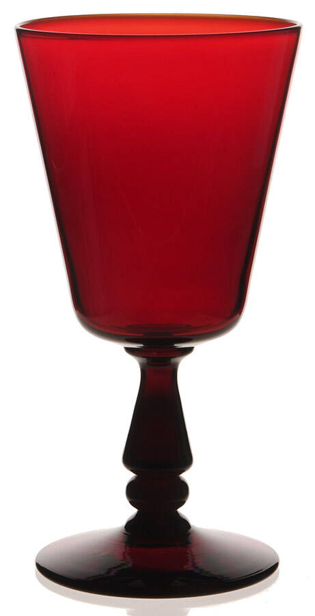 54 Ruby Water Goblet by Glastonbury - Lotus-1