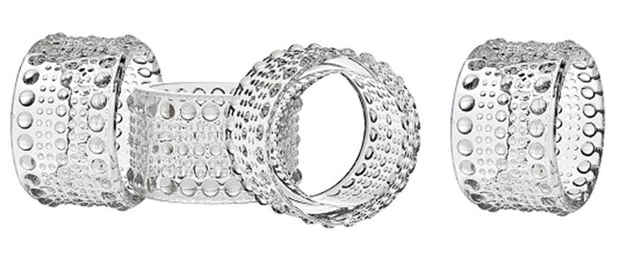 Lumina Napkin Ring - Set of 4 by Godinger-1