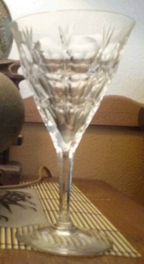Moon & Stars Water Goblet by Guth Crystal-1