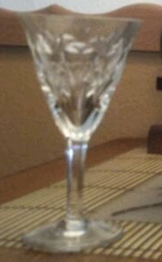 Moon & Stars Cordial Glass by Guth Crystal-1