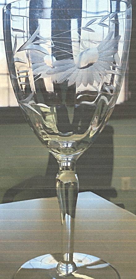 66-7 Water Goblet by Glastonbury - Lotus-1