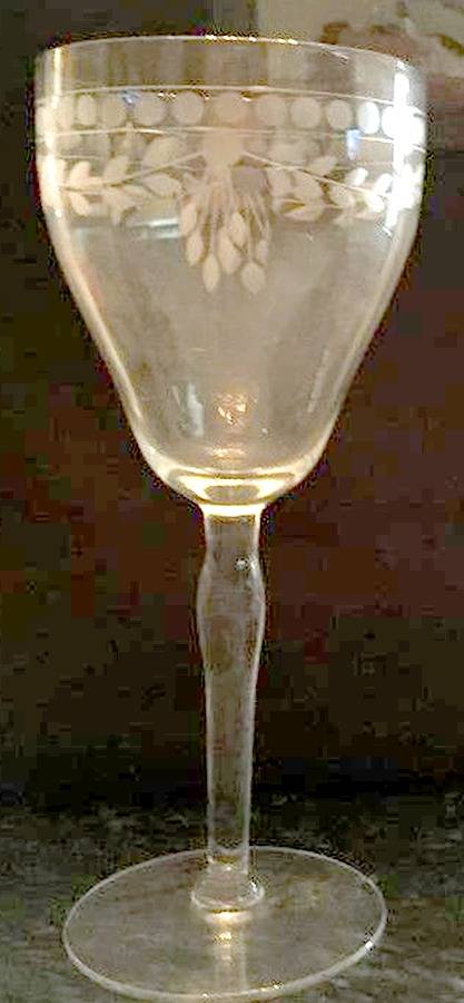 6-1 Water Goblet by Glastonbury - Lotus-1