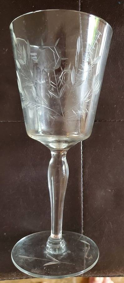 2010-25 Water Goblet by Glastonbury - Lotus-1