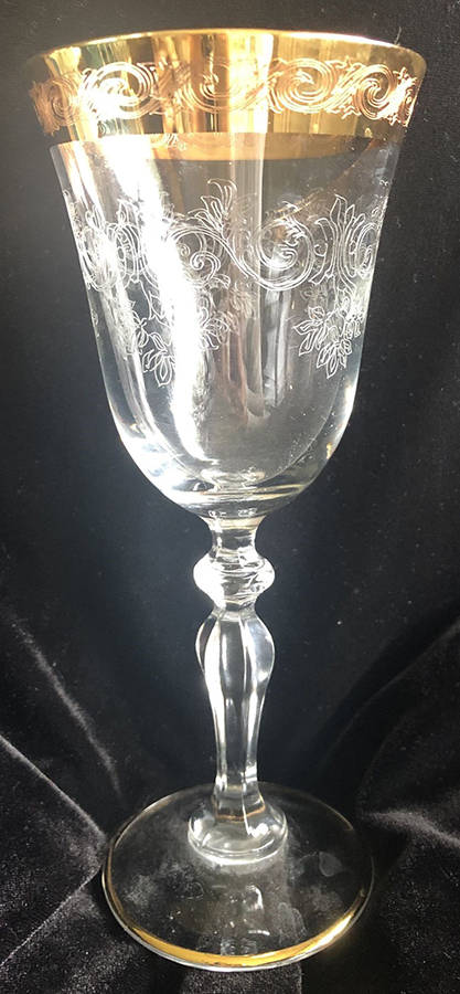 87-3 Water Goblet by Glastonbury - Lotus-1