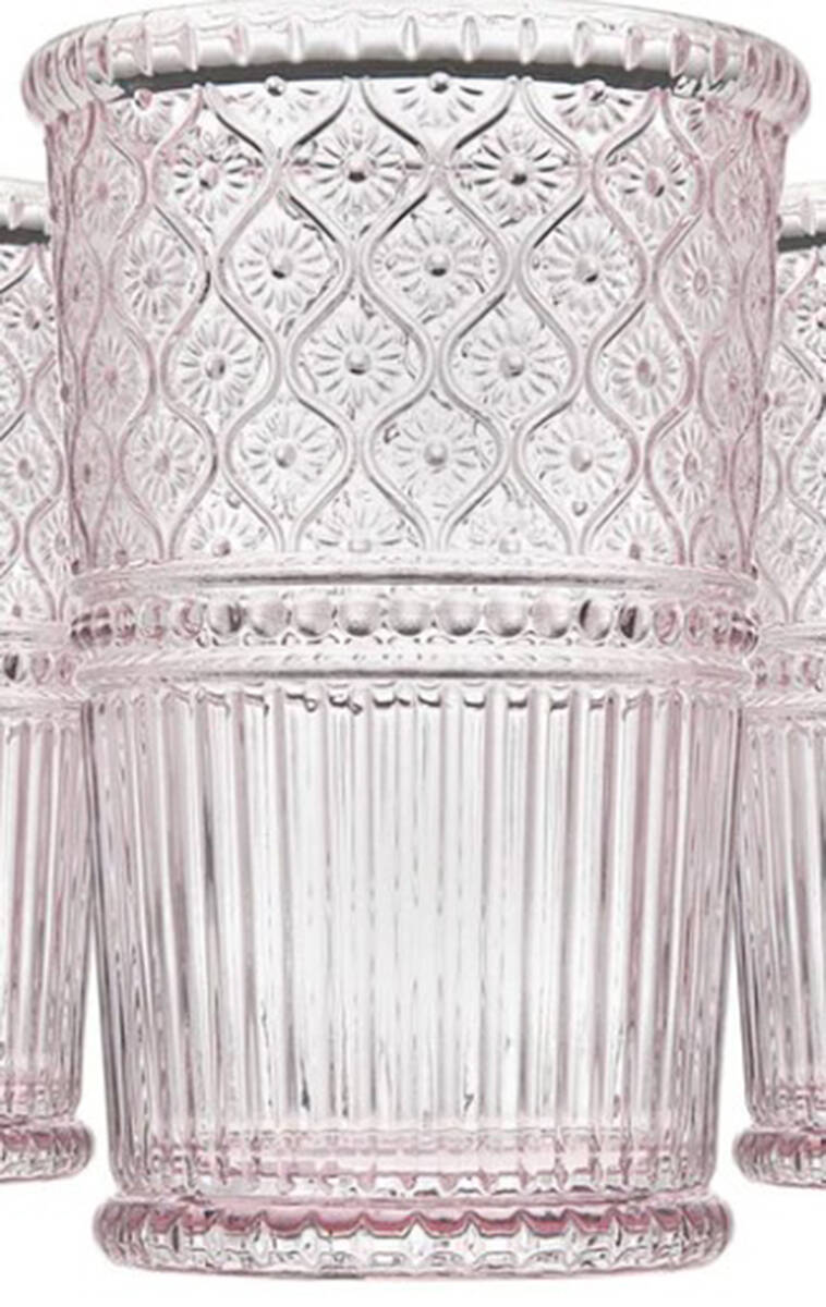Claro Pink Flat Tumbler by Godinger-1