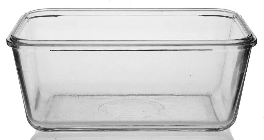 Storage Containers 8" Rectangular Storage Container No Plastic Lid by Glasslock-1