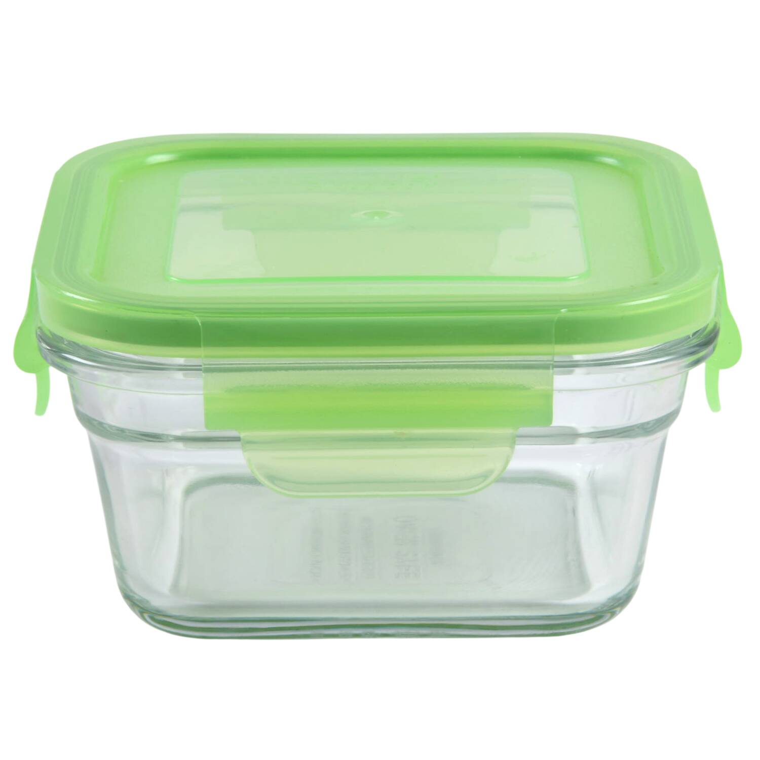 Storage Containers 4" Square Storage Container & Plastic Lid by Glasslock-1