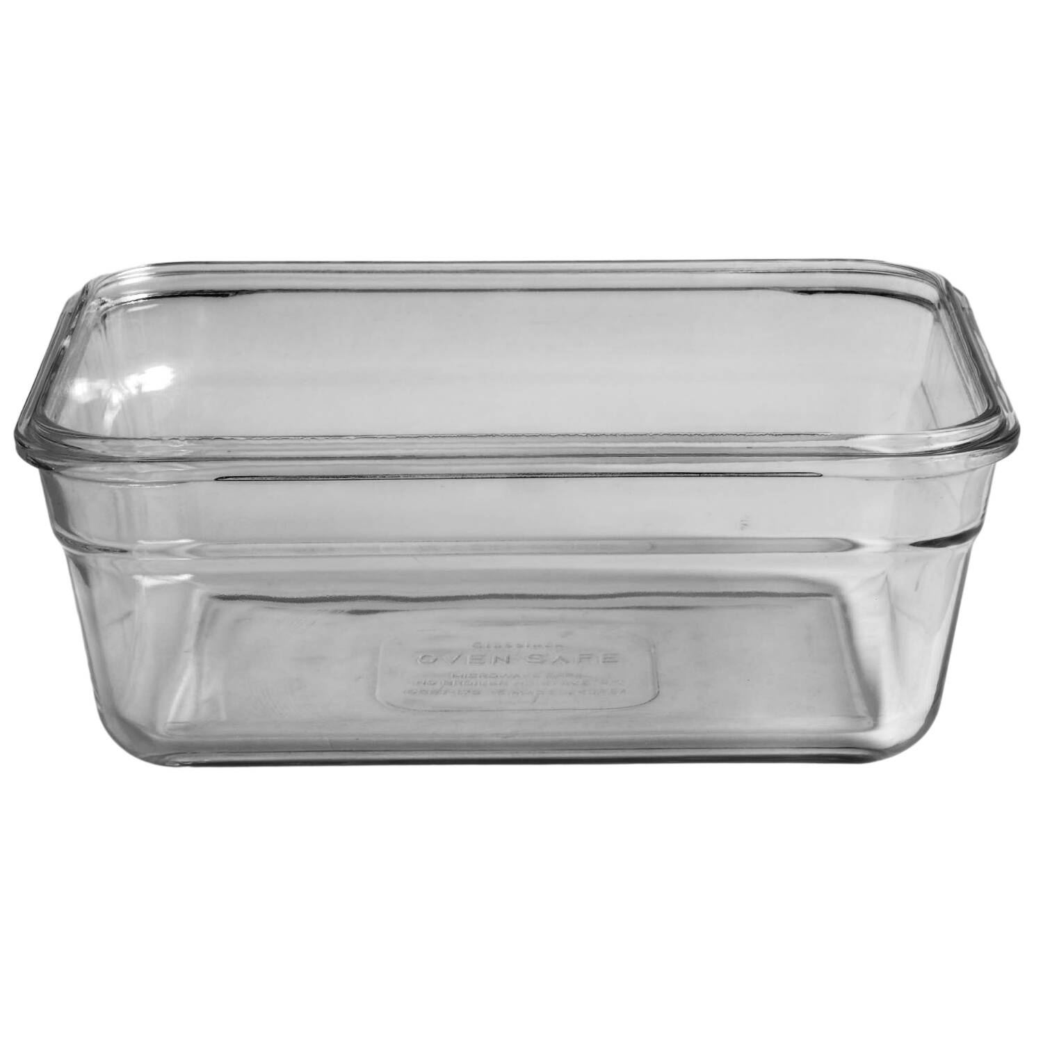Storage Containers 8" Rectangular Storage Container No Plastic Lid by Glasslock-1