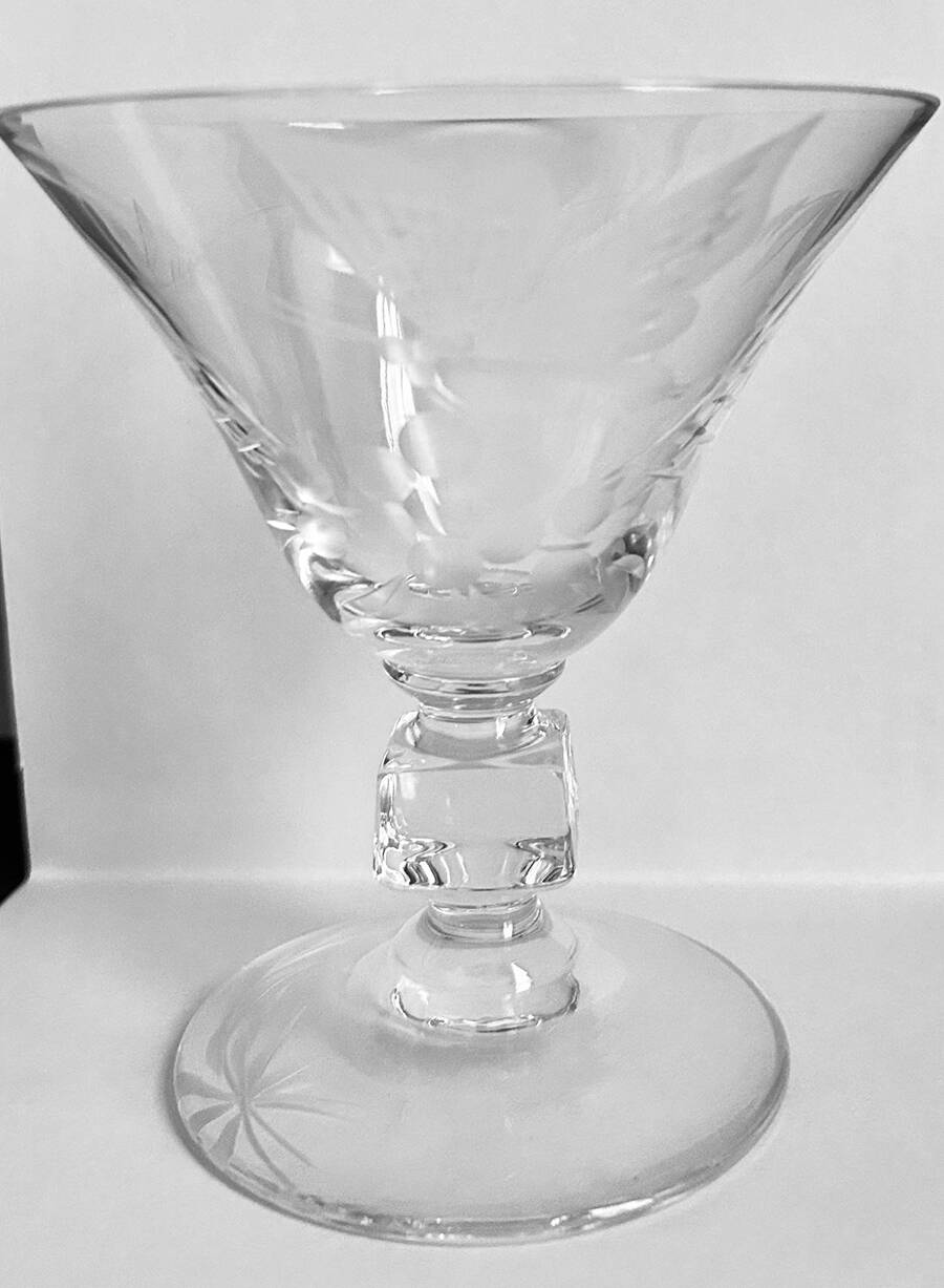 Butterfly-Clear Champagne/Tall Sherbet by Glastonbury - Lotus-1