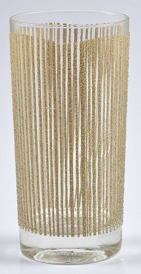 Icicle Brown Highball Glass by Georges Briard-1