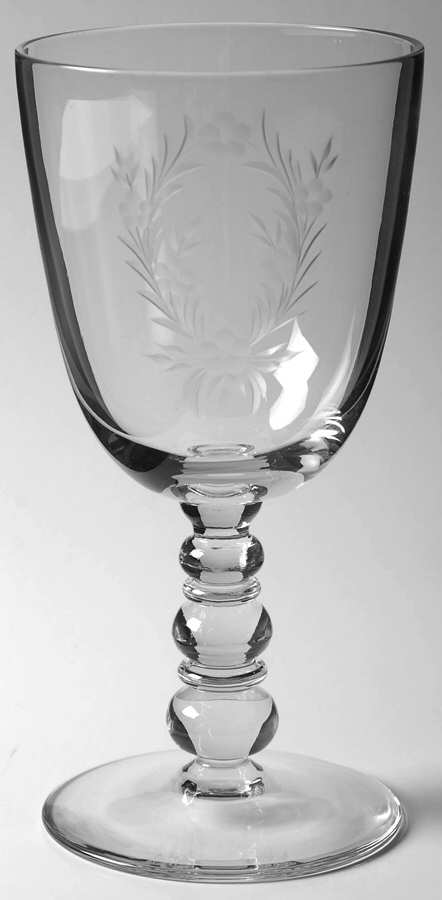 Betsy Ross Water Goblet by Hope Glass-1