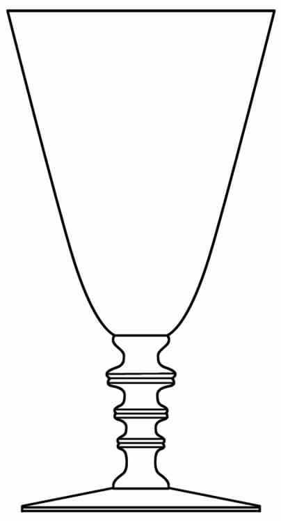 4074 (Non Optic) Water Goblet by Hawkes-1