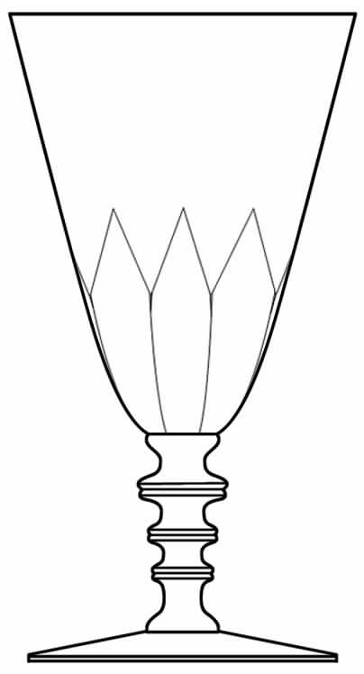 4074 (Optic) Water Goblet by Hawkes-1