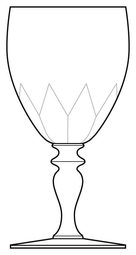 6 Water Goblet by Hawkes-1